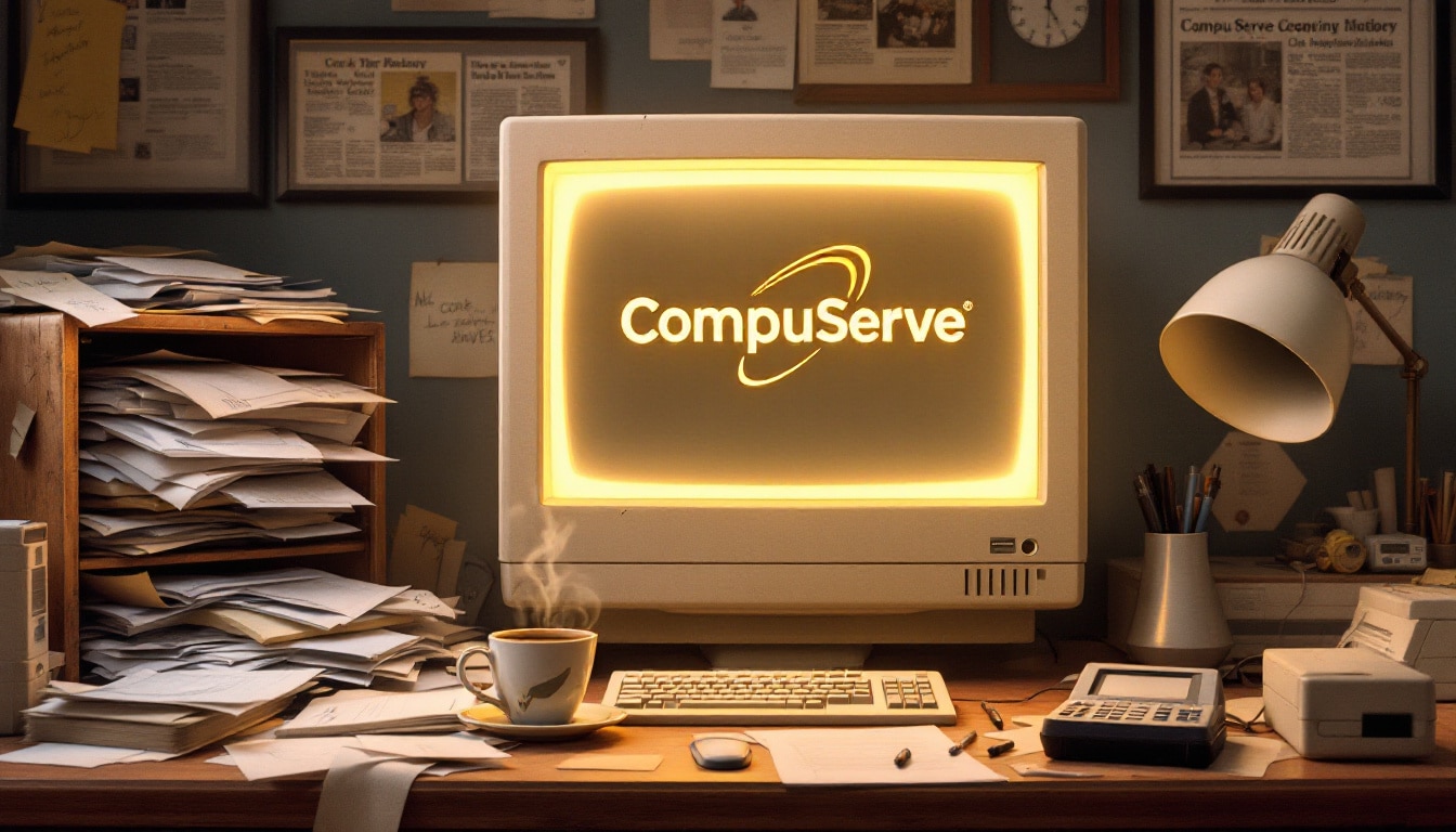 explore la historia fascinante de compuserve, una de las primeras plataformas en línea que ha moldeado Internet. descubre su legado, sus innovaciones y el impacto que tuvo en la conectividad y los intercambios digitales desde sus inicios.