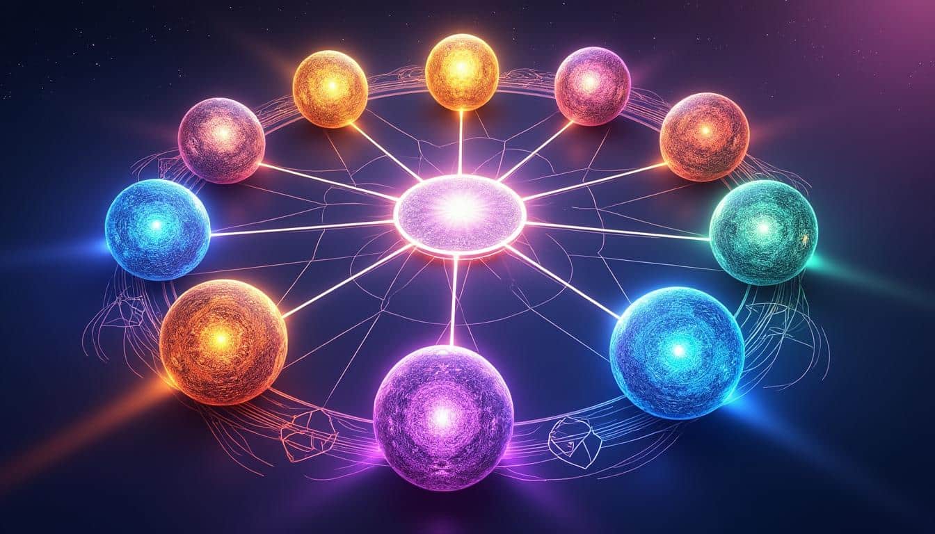 entdecken Sie die harmonischen gruppen des enneagramms, einen faszinierenden ansatz, der Ihnen hilft, die menschlichen motivationen besser zu verstehen und Ihre persönlichen und beruflichen Beziehungen zu bereichern. Tauchen Sie ein in die Welt der Persönlichkeitstypen, um Schlüssel für Transformation und Wachstum zu enthüllen.