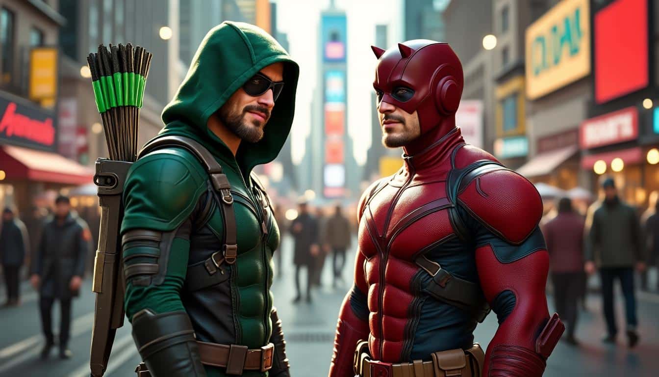 discover how green arrow and daredevil, two heroes with opposing philosophies and fighting styles, could develop an unexpected friendship. dive into the world of comics where differences can ultimately bring them closer.